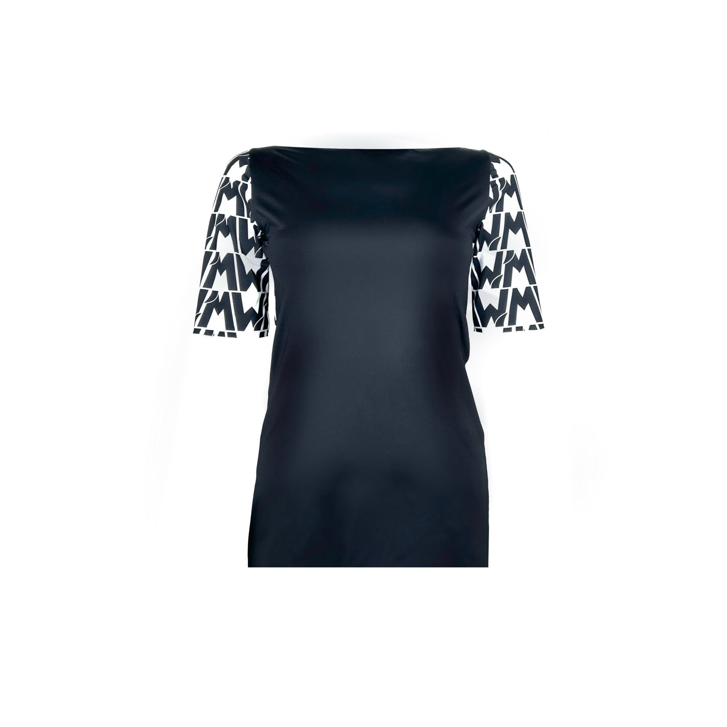 MAGLIA TUTTA LOGATA E NERA